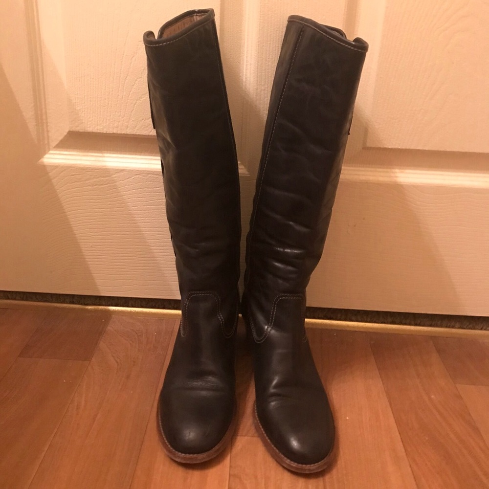 Coach Black rider tall Boots
